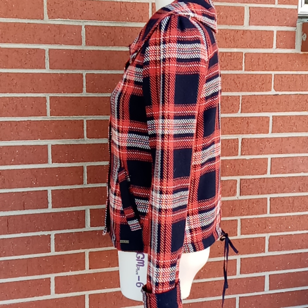 Roxy Classic Plaid Button Down Jacket - image 5